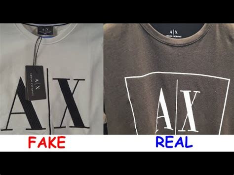 how to tell real or fake armani exchange sweater